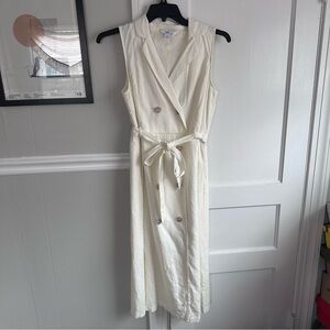 Croft & Barrow Cream Midi Dress